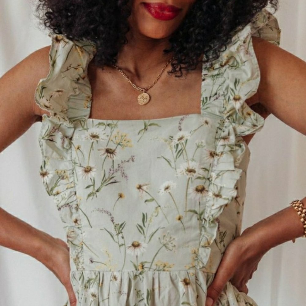 LAST DAY - H&M Wildflower Floral Poplin Dress